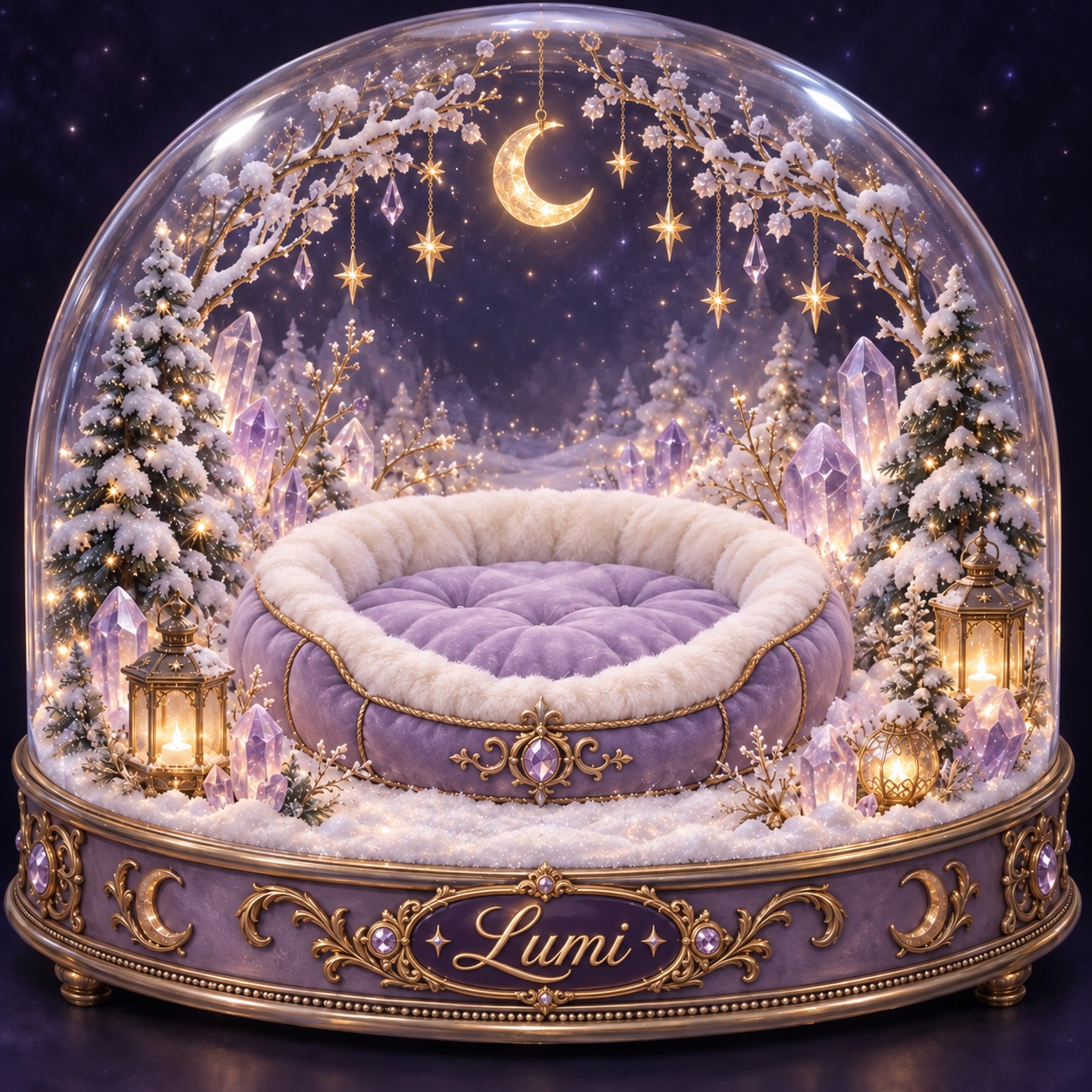 Lumi’s Crystal Dreamscape crib